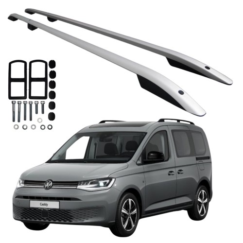 Przejdź do produktu Relingi dachowe 5K Parts Volkswagen Caddy / Ford Transit Connect III od 2020 długie Maxi srebrne