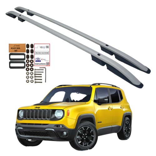 Przejdź do produktu Relingi dachowe Erkul Jeep Renegade od 2014 szare