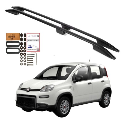 Przejdź do produktu Relingi dachowe Erkul Fiat Panda III od 2012 czarne