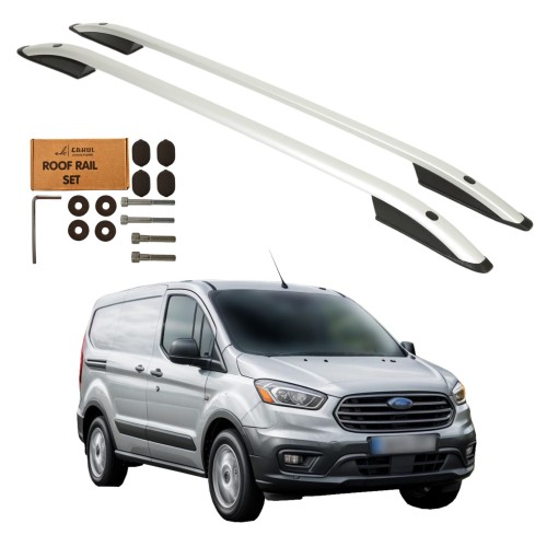 Przejdź do produktu Relingi dachowe Erkul Ford Transit Courier 2014-2023 szare