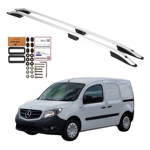 Przejdź do produktu Relingi dachowe Erkul Mercedes-Benz Citan W415 2012-2021 krótkie L1 szare