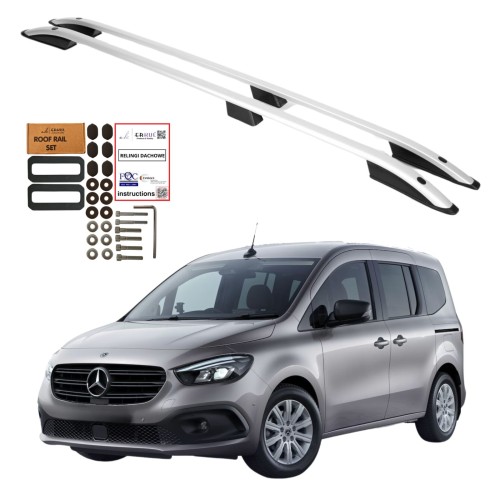 Przejdź do produktu Relingi dachowe Erkul Mercedes-Benz Citan W420 od 2021 długie L2 szare