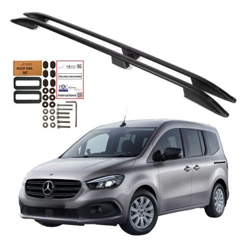Przejdź do produktu Relingi dachowe Erkul Mercedes-Benz Citan W420 od 2021 długie L2 czarne