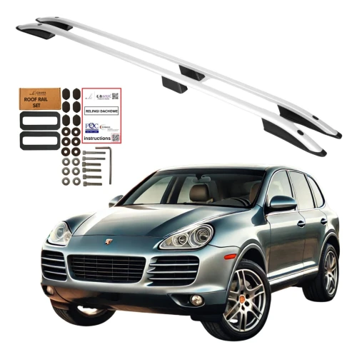 Relingi dachowe Erkul Porsche Cayenne I 2003-2010 szare
