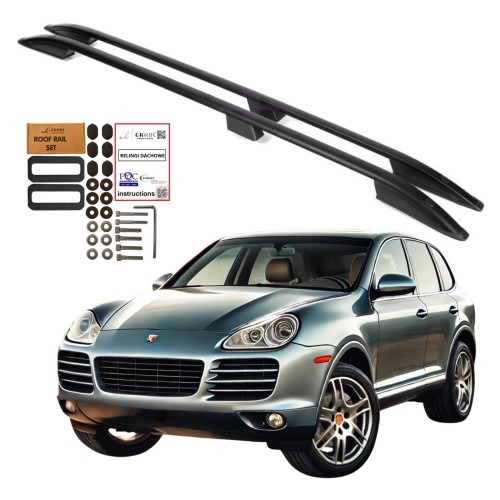 Przejdź do produktu Relingi dachowe Erkul Porsche Cayenne I 2003-2010 czarne