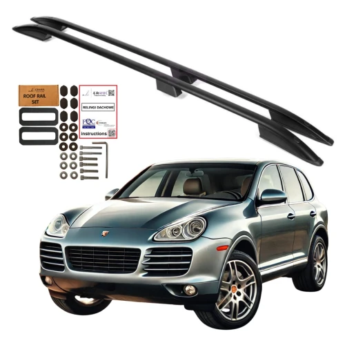 Relingi dachowe Erkul Porsche Cayenne I 2003-2010 czarne
