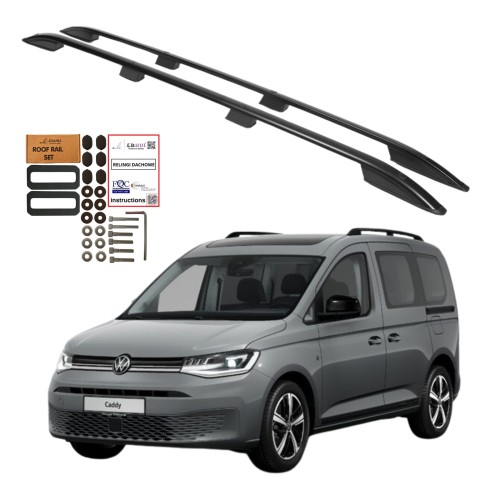 Przejdź do produktu Relingi dachowe Erkul Volkswagen Caddy / Ford Tourneo Connect III / Ford Transit Connect III od 2020 długie L2 czarne