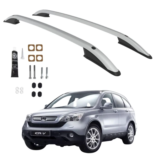 Relingi dachowe Can Honda CR-V III 2007-2011 srebrne