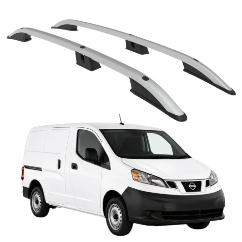 Relingi dachowe Can Nissan NV200 2009-2022 srebrne