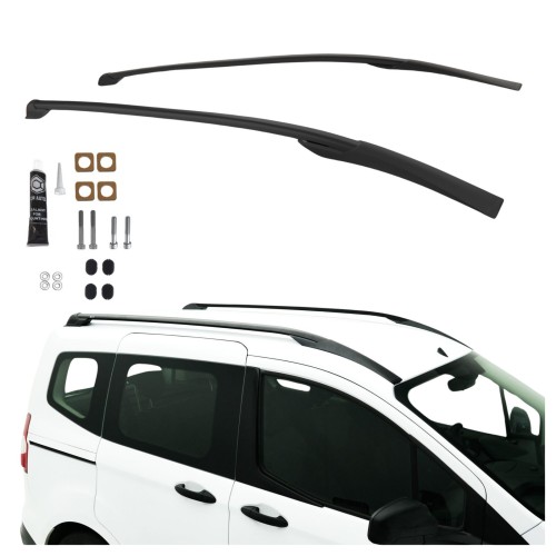 Przejdź do produktu Relingi dachowe Can Ford Transit Courier 2014-2023 czarne
