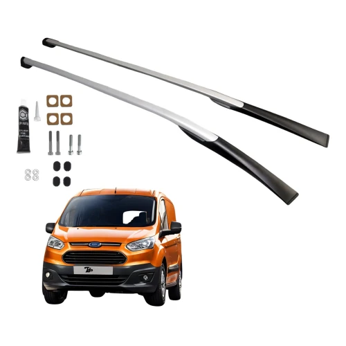 Relingi dachowe Can Ford Transit Courier 2014-2023 srebrne