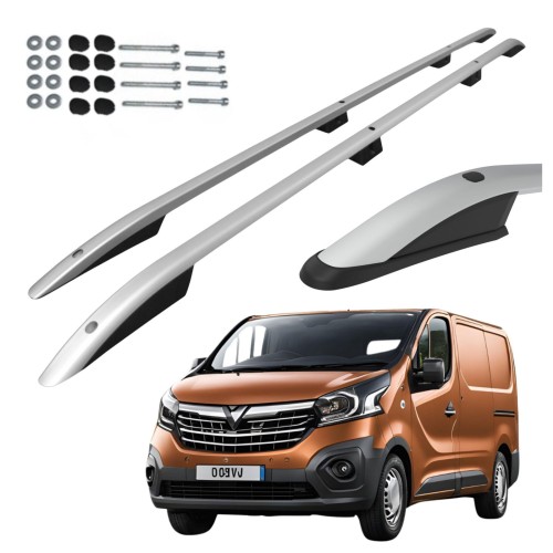 Przejdź do produktu Relingi dachowe Can Fiat Talento / Nissan NV300 / Primastar II / Opel Vivaro B i inne od 2014 długie L2 srebrne