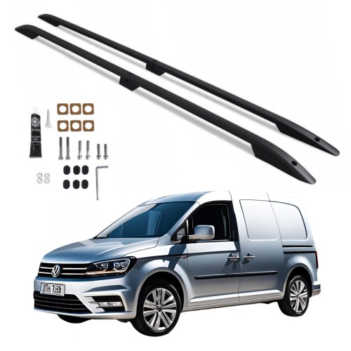 Przejdź do produktu Relingi dachowe Can Volkswagen Caddy III 2003-2020 krótkie L1 czarne
