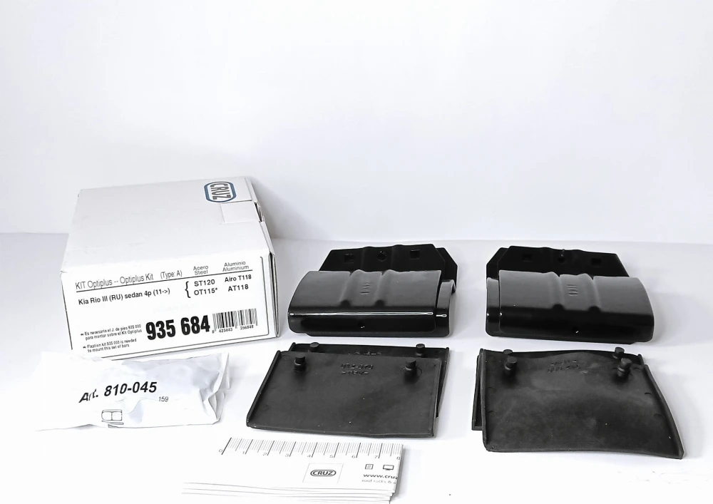 Bagażnik dachowy CRUZ Airo Dark T118, kit 935-684 – ujęcie 5 - Sklep motozebra
