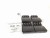 Bagażnik dachowy CRUZ Airo Dark T128, kit 935-691 – ujęcie 5 - Sklep motozebra