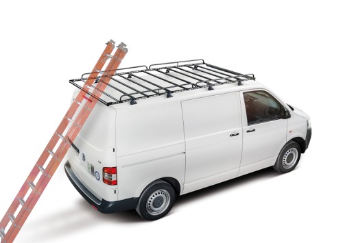 Przejdź do produktu Platforma dachowa CRUZ 910-552 + stopy 934-624 – Volkswagen T5 (2003-2015)