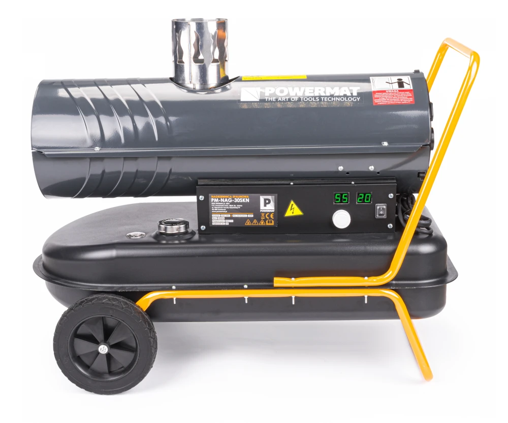 Nagrzewnica olejowa z kominem POWERMAT 30 kW LCD termostat — PM-NAG-30SKN — 3