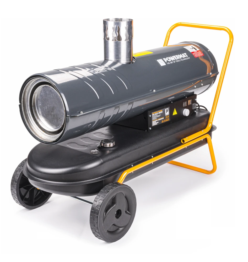Nagrzewnica olejowa z kominem POWERMAT 40 kW LCD termostat — PM-NAG-40SKN — 2