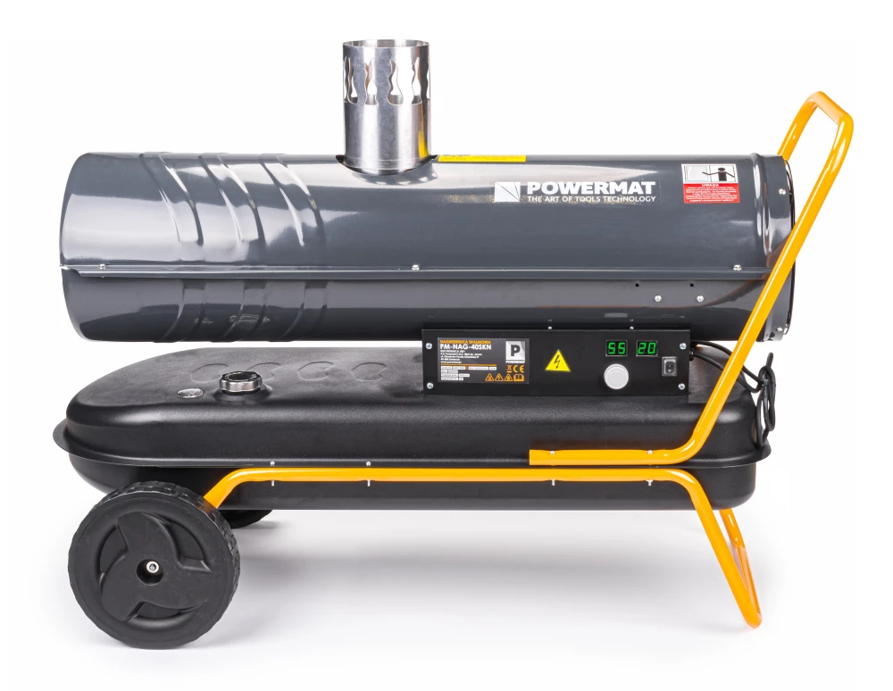 Nagrzewnica olejowa z kominem POWERMAT 40 kW LCD termostat — PM-NAG-40SKN — 3