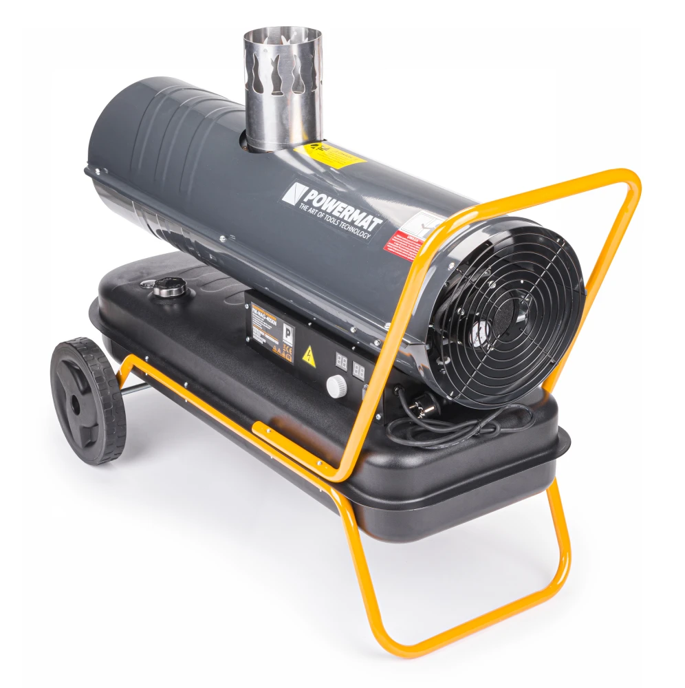 Nagrzewnica olejowa z kominem POWERMAT 40 kW LCD termostat — PM-NAG-40SKN — 4