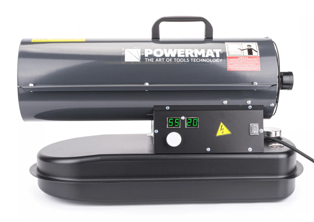 Nagrzewnica olejowa nadmuchowa POWERMAT 20 kW LCD termostat — PM-NAG-20SN — 2