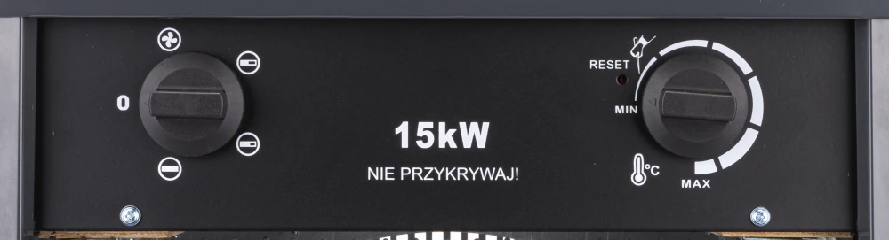 Nagrzewnica elektryczna POWERMAT 15 kW 400 V z termostatem — PM-NAG-15EDN — 2