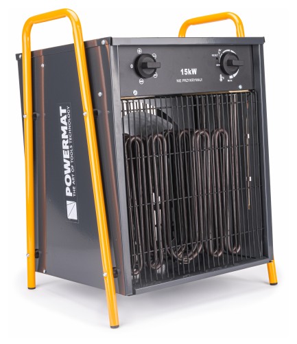 Przejdź do produktu Nagrzewnica elektryczna przemysłowa POWERMAT 15 kW 400 V, 2000 m³/h