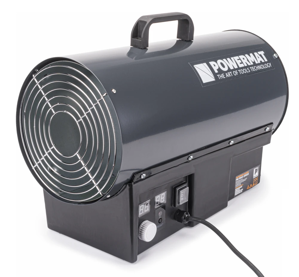 Nagrzewnica gazowa POWERMAT 25 kW LCD z termostatem — PM-NAG-25GLN — 1