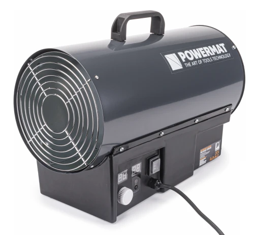 Nagrzewnica gazowa POWERMAT 25 kW LCD z termostatem i reduktorem