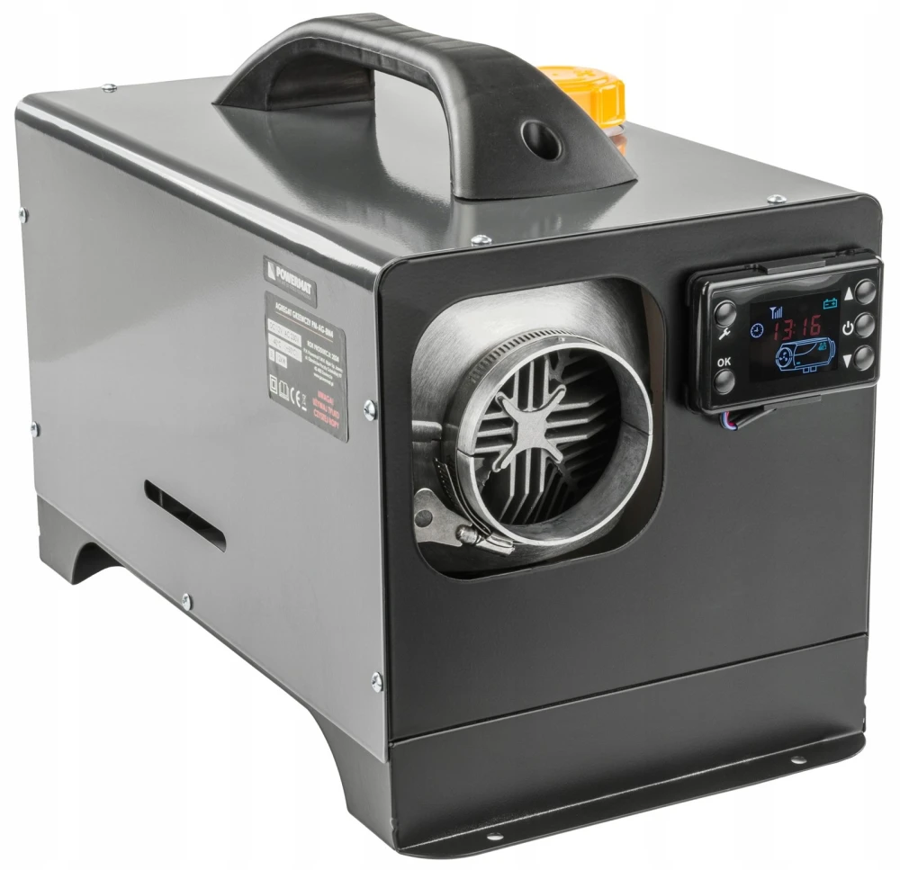 Nagrzewnica postojowa olejowa POWERMAT 12 kW 12/24 V + 230 V przenośna, zbiornik 5 l — 1