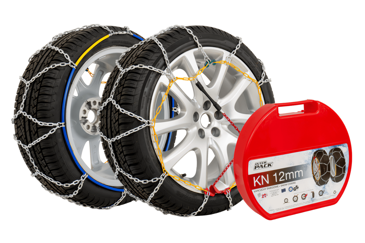 Łańcuchy śniegowe Inter Pack KN 130 z ogniwem 12 mm do SUV-ów i crossoverów - Sklep motozebra