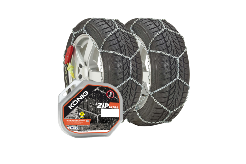 Przejdź do produktu Łańcuchy śniegowe König Zip Ultra 9 grupa 90 9 mm samonapinające