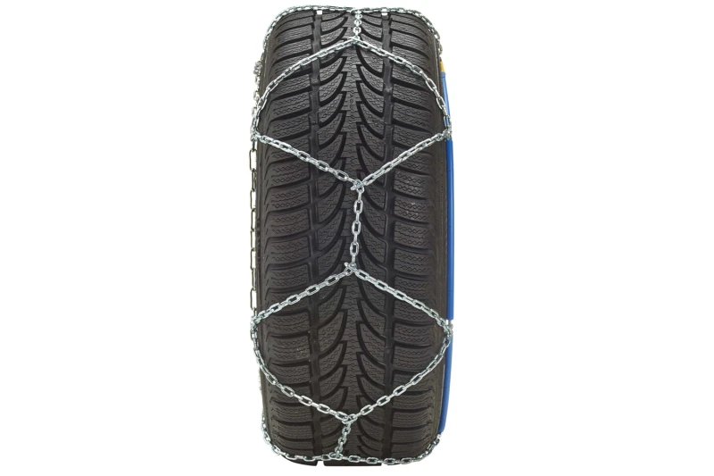 Łańcuchy śniegowe König Zip Ultra 9 grupa 100 9 mm samonapinające – splot ogniw na bieżniku opony - Sklep motozebra