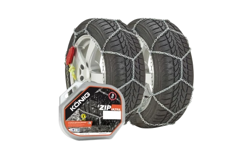 Łańcuchy śniegowe König Zip Ultra 9 grupa 103 9 mm samonapinające