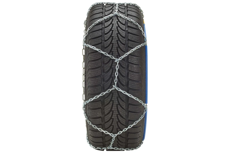Łańcuchy śniegowe König Zip 9 grupa 102 9 mm – splot ogniw na bieżniku opony - Sklep motozebra