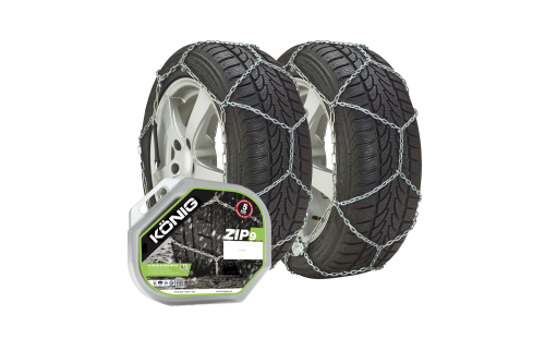Przejdź do produktu Łańcuchy śniegowe König Zip 9 grupa 103 9 mm