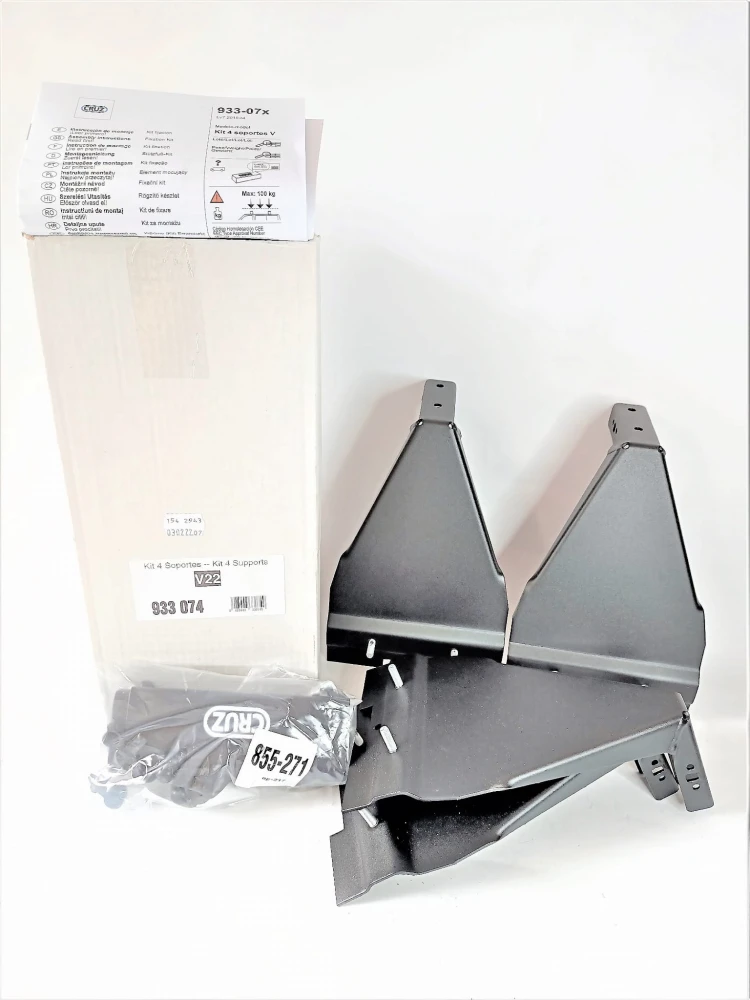 Platforma dachowa CRUZ Evo 340x170cm, stopy 933-074 – ujęcie 3 - Sklep motozebra