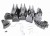 Platforma dachowa CRUZ Evo 440x158cm, kit 934-636 – ujęcie 4 - Sklep motozebra