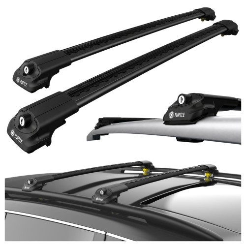 Przejdź do produktu Bagażnik na relingi Turtle Air-1 134 cm, czarny, T/MC01001-3434B