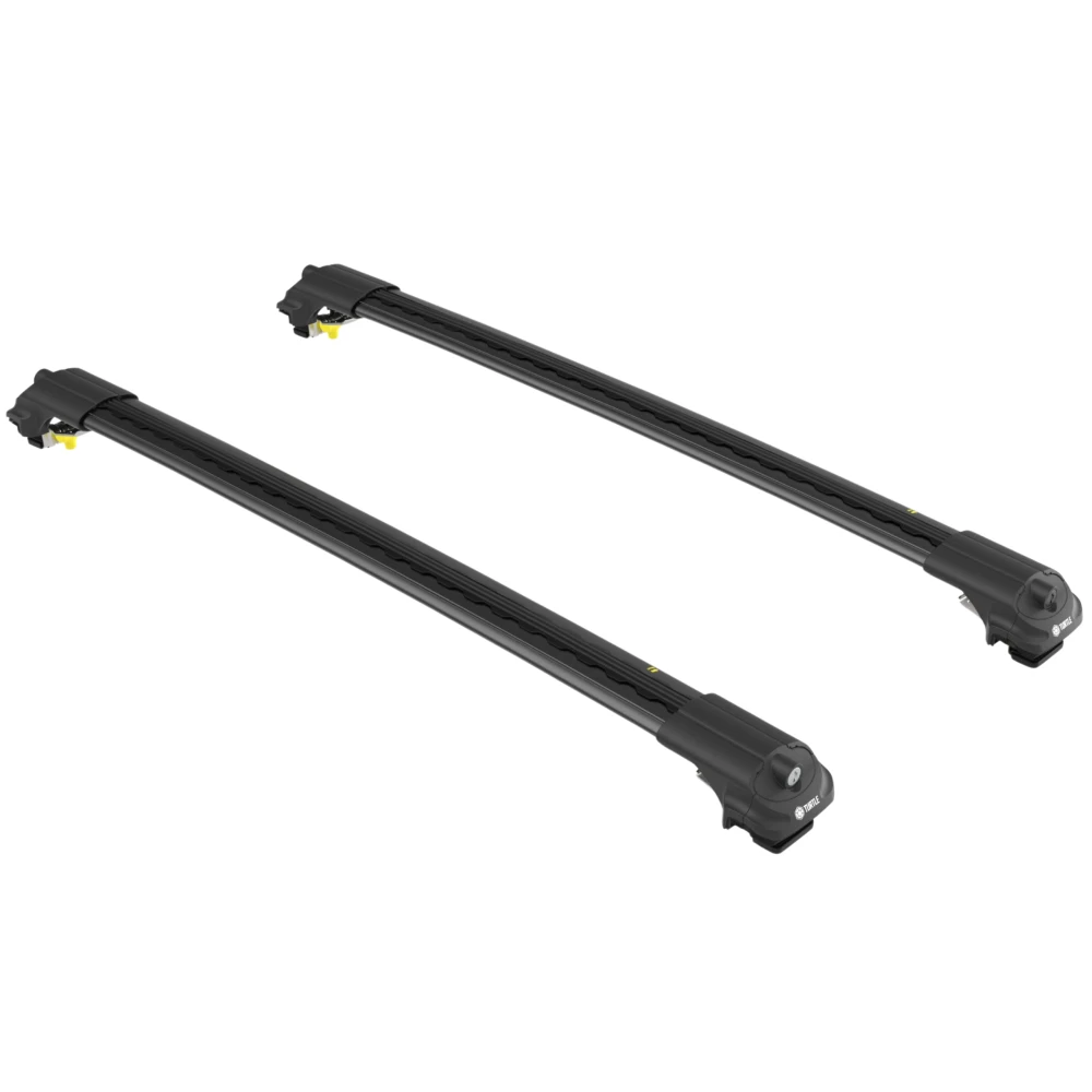 Bagażnik na relingi Turtle Air-1 82/86 cm, czarny, T/MC01003-8286B – ujęcie 4 - Sklep motozebra