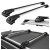 Bagażnik na relingi Turtle Air-1 90/94 cm, srebrny, T/MC01001-9094 - Sklep motozebra