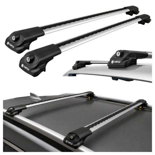 Przejdź do produktu Bagażnik na relingi Turtle Air-1 102 cm, srebrny, T/MC01001-0202