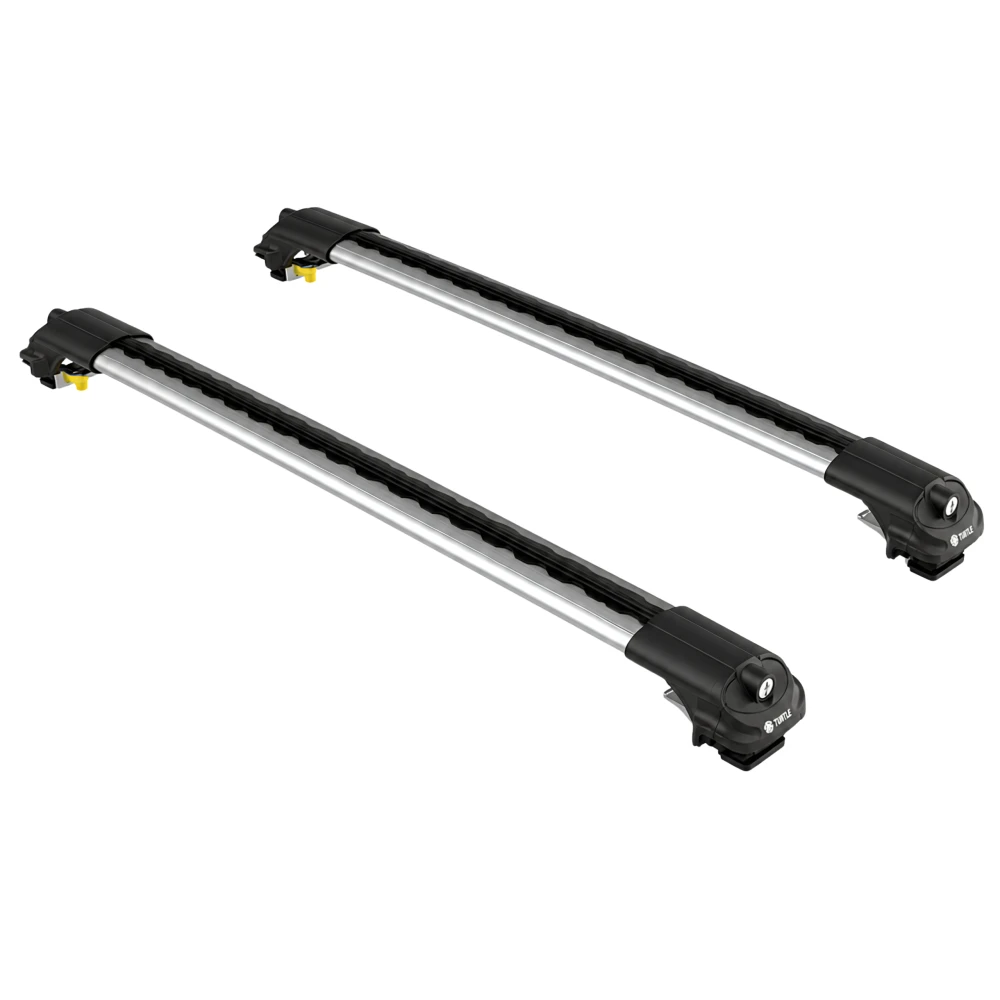 Bagażnik na relingi Turtle Air-1 118/122 cm, srebrny, T/MC01001-1822 – ujęcie 4 - Sklep motozebra