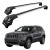 Bagażnik na relingi zintegrowane Turtle Air-2 94/98 cm, srebrny, T/MC02002-9498 - Sklep motozebra