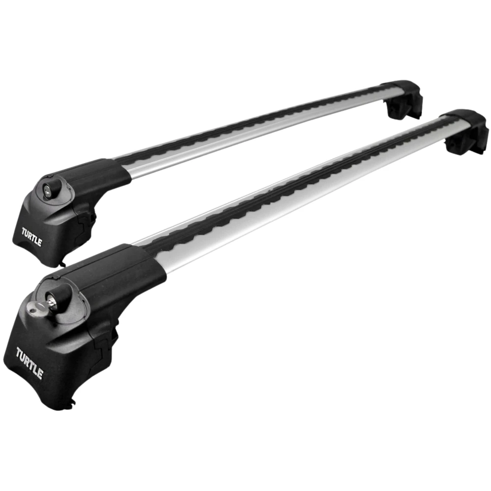 Bagażnik na relingi zintegrowane Turtle Air-2 94/98 cm, srebrny, T/MC02002-9498 – ujęcie 4 - Sklep motozebra