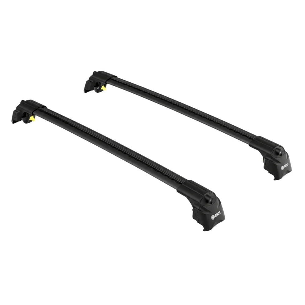 Bagażnik na relingi zintegrowane Turtle Air-2 98/102 cm, czarny, T/MC02009-9802B – ujęcie 4 - Sklep motozebra