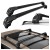 Bagażnik na relingi zintegrowane Turtle Air-2 86/90 cm, czarny, T/MC02001-8690B - Sklep motozebra