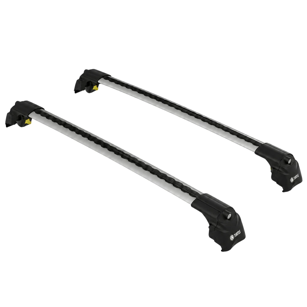 Bagażnik na relingi zintegrowane Turtle Air-2 94/98 cm, srebrny, T/MC02010-9498 – ujęcie 4 - Sklep motozebra