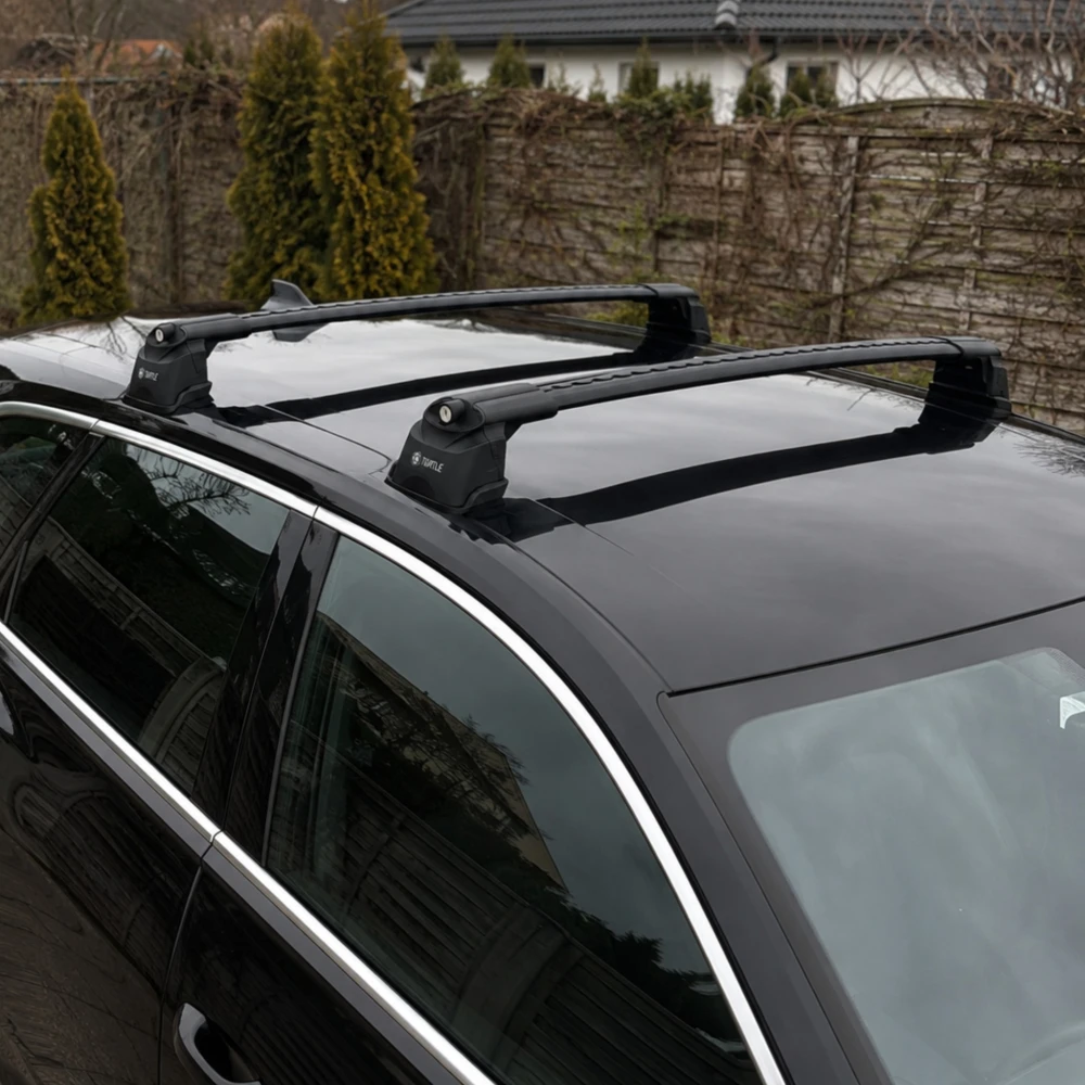 Bagażnik dachowy na punkty montażowe Turtle Air-3 82/86 cm, czarny, T/MC03001-8286B – ujęcie 3 - Sklep motozebra