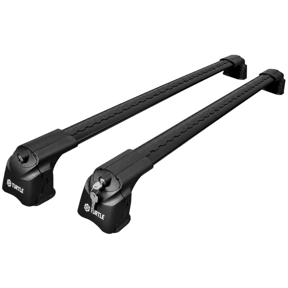 Bagażnik dachowy na punkty montażowe Turtle Air-3 106/110 cm, czarny, T/MC03001-0610B – ujęcie 4 - Sklep motozebra